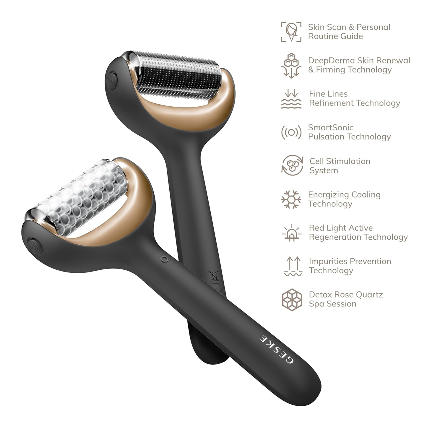 Rodillo de microagujas para rostro y cuerpo | 9en1